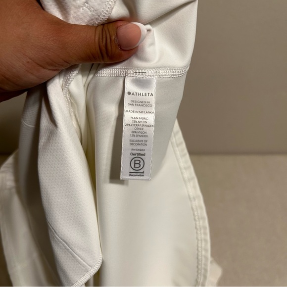 Athleta Whittier‎ Peak Half Zip Bright White Size XL - Picture 4 of 9